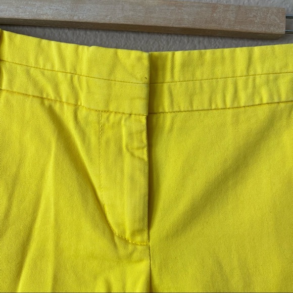 J. Crew Chino Bright Yellow Shorts Size 2 - Picture 4 of 7